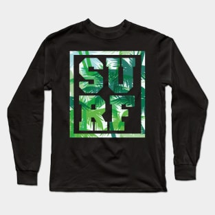 Surf shirt - ocean wave surfer Long Sleeve T-Shirt